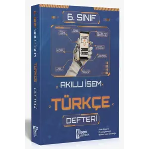 İsem Yayıncılık 2025 Akıllı İsem 6. Sınıf Türkçe Defteri