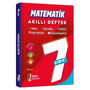İsem Yayınları 7. Sınıf Matematik Akıllı Defter