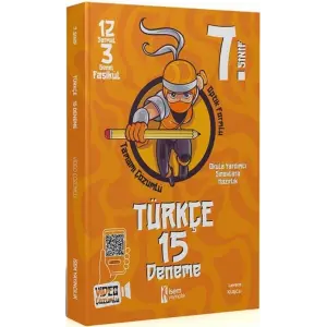 İsem Yayınları 7. Sınıf Türkçe 15 Deneme