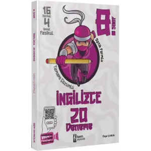 İsem Yayınları 8. Sınıf İngilizce 20 Deneme