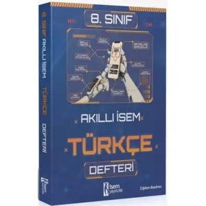 İsem Yayınları 8. Sınıf Türkçe Akıllı İsem Defteri
