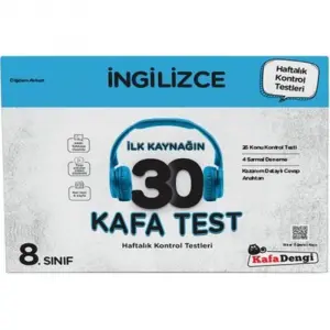 Kafa Dengi 8. Sınıf Lgs İngilizce İlk Kaynağın 30 Kafa Test