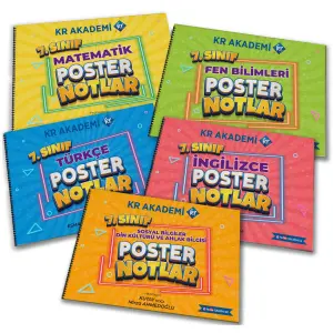 Kr Akademi Yayınları 7. Sınıf Poster Notlar Seti