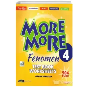 Kurmay ELT 4. Sınıf More More Worksheets Test Book