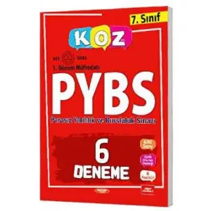 Kurmay Yayınları KOZ 7. Sınıf PYBS 6 Deneme
