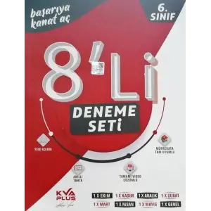 KVA Yayınları 6. Sınıf 8 li Deneme Seti
