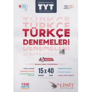 Limit Yayınları Tyt Türkçe  Denemeleri