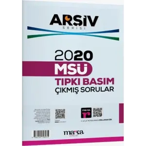 Marka Yayınları 2020 MSÜ Tıpkı Basım Çıkmış Sorular