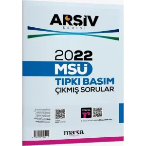 Marka Yayınları 2022 MSÜ Tıpkı Basım Çıkmış Sorular