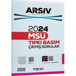Marka Yayınları 2024 MSÜ Tıpkı Basım Çıkmış Sorular