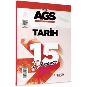 Marka Yayınları MEB AGS Tarih 15 Deneme