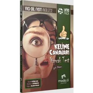 Modadil Yayınları YKS DİL Intropack Kelime Canavarı Yaprak Test