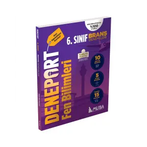 Muba 6. Sınıf Deneport Fen Bilimleri Branş Denem
