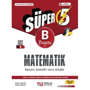Nitelik Yayınları 5. Sınıf Matematik Süper B Beceri Temelli Soru Kitabı
