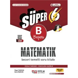 Nitelik Yayınları 6. Sınıf Matematik B Beceri Temelli Soru Kitabı