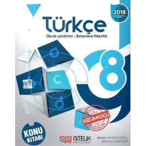 Nitelik Yayınları 8. Sınıf Türkçe Konu Kitabı