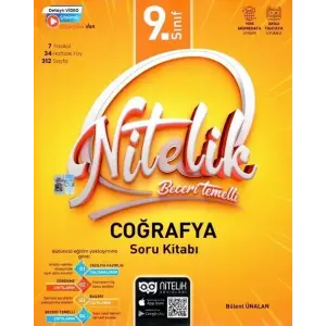 Nitelik Yayınları 9. Sınıf Coğrafya Nitelik Beceri Temelli Soru Kitabı