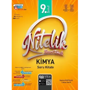 Nitelik Yayınları 9. Sınıf Kimya Beceri Temelli Soru Kitabı
