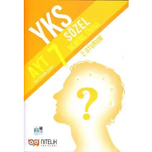 Nitelik Yayınları AYT 7 Sözel Deneme Sınavı