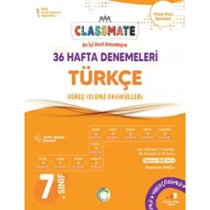 Okyanus Yayınları 7. Sınıf Türkçe Classmate 36 Hafta Denemeleri