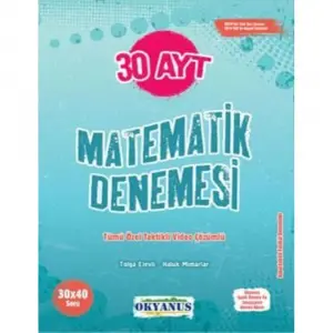 Okyanus Yayınları Ayt 30 Matematik Denemesi