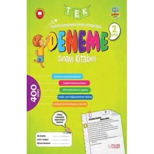 Palme Yayınları 2. Sınıf Tek Deneme Sınavı Kitabım