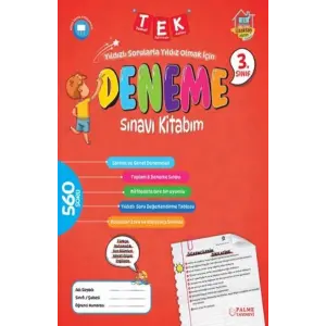 Palme Yayınları 3. Sınıf Tek Deneme Sınavı Kitabım