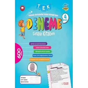 Palme Yayınları 4. Sınıf Tek Deneme Sınavı Kitabım