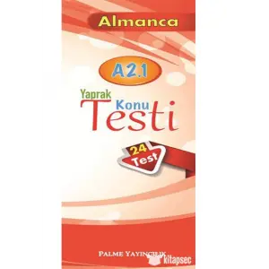 Palme Yayınları Almanca Yaprak Test A2.1 24 Test