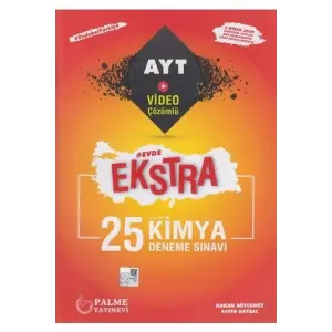 Palme Yayınları AYT Kimya Evde Ekstra 25 Deneme Sınavı