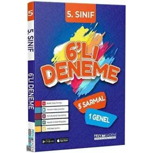 Pruva Akademi 5. Sınıf Tüm Dersler 6`lı Deneme