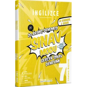 Pruva Akademi 7. Sınıf İngilizce Sınav Modu 20 Branş Denemesi