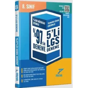 Pruva Akademi 8. Sınıf LGS Genel 5 li Deneme