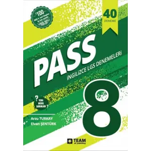 Team Elt Publishing 8. Sınıf LGS İngilizce Pass 40 Adet Deneme