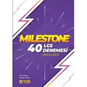 Team Elt Publishing LGS 8. Sınıf İngilizce Milestone 40 Deneme