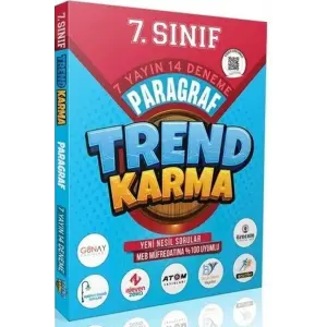 Trend Karma 7. Sınıf Paragraf 7 Yayın 14 Deneme
