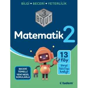 Tudem Yayınları 2. Sınıf Matematik 3 Boyut