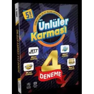 Ünlüler Karması 5. Sınıf 4`Lü Karma Deneme