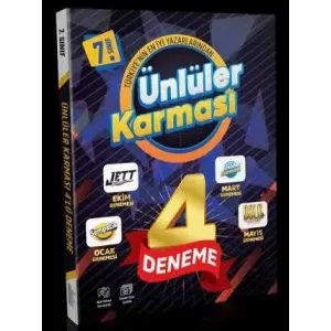 Ünlüler Karması 7. Sınıf 4`Lü Karma Deneme