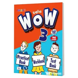 WOW English 3 Practice Book + Workbook + Test Book