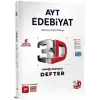 3D Yayınları AYT Edebiyat Video Destekli Defter
