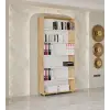 6 Bölmeli Lefkas Beyaz Kitaplık-Dosya Dolabı (Zahid Taşkın)
