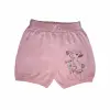 CocuklaAnne 1/4 Yaş Tavşan Baskılı Çocuk Kız Şort Açık Pembe