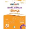 Okyanus Yayınları 8. Sınıf Türkçe Classmate 36 Hafta Denemeleri