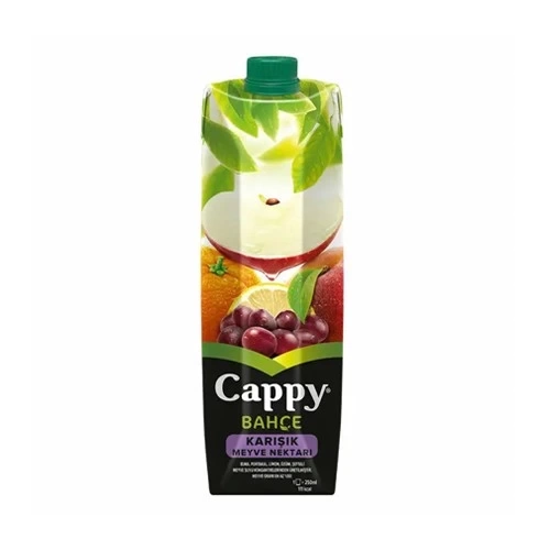 Cappy Meyve Suyu 1 Lt Karısık Tetra