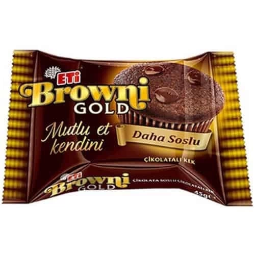 Eti Browni Gold Çikolatalı Kek 45  Gr