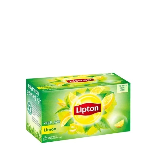 Lipton Berrak Yeşil Cay Limon 20li 40 Gr