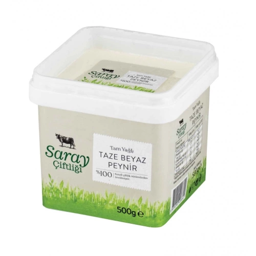Saray Çiftliği Tam Yağlı Beyaz Peyniri Kase 500gr