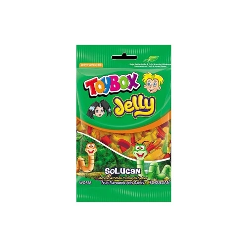 Toybox Jelly ( Solucan ) 60  Gr