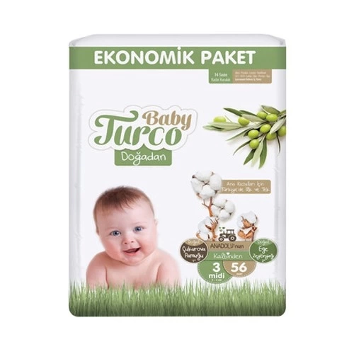 Baby Turco Doğadan Eco Midi 56